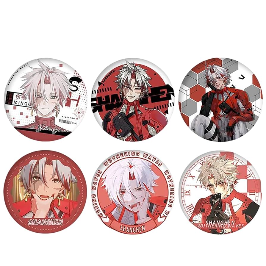 Amazon.co.jp: 鳴潮 スカー 缶バッジ 58mm 装飾品 かばん