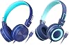 USB Type C Kids Headphones for School, Wired Toddler Headphones, 94dB Volume Limited, HD Stereo Sound, Foldable Lightweight On-Ear Wired Headphones for KidsChildrenTeensBoys