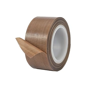 QRITY 1 Roll Electrical Tape PTFE Coated Fiberglass Adhesive Tape, 30mm x 10m High Temp Insulation Tape, for Vacuum Sealer Machine, Impulse Sealers Insulation