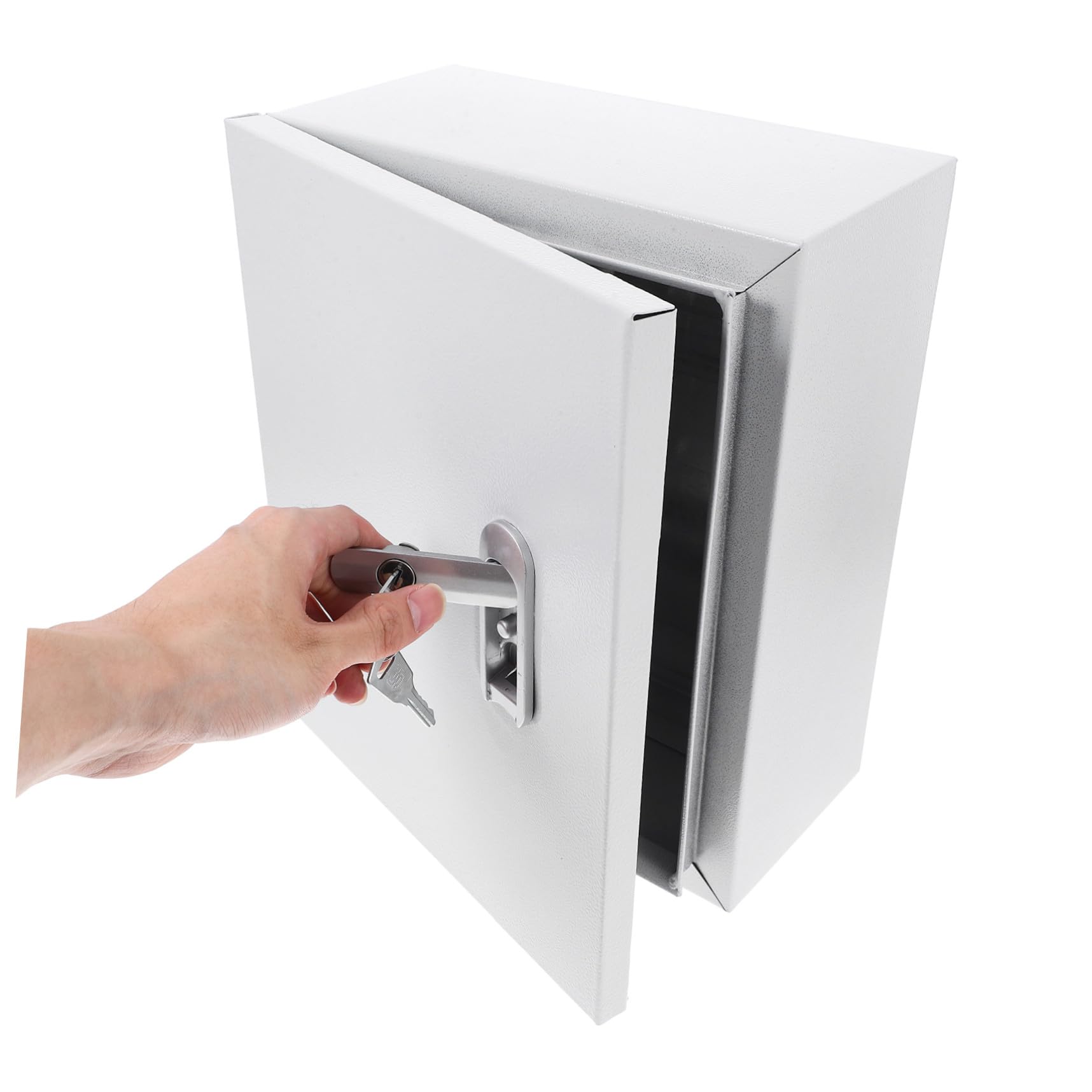 Wandmontierter Schaltschrank aus 304 Edelstahl, Abschließbar Ip30