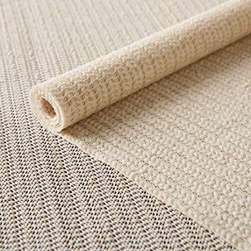 Image of Nourison ALK02 Anchorlock Non Slip Area Rug Pad 5'5 inch x 7'11 inch, Ivory