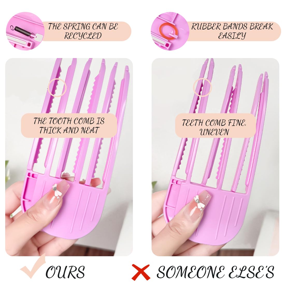 4pcs Clip per radice capelli, Clip volume per radici, clip per capelli per sollevamento radice,Bigodino per capelli con volume naturale, fermaglio per capelli senza traccia, fermaglio per radice