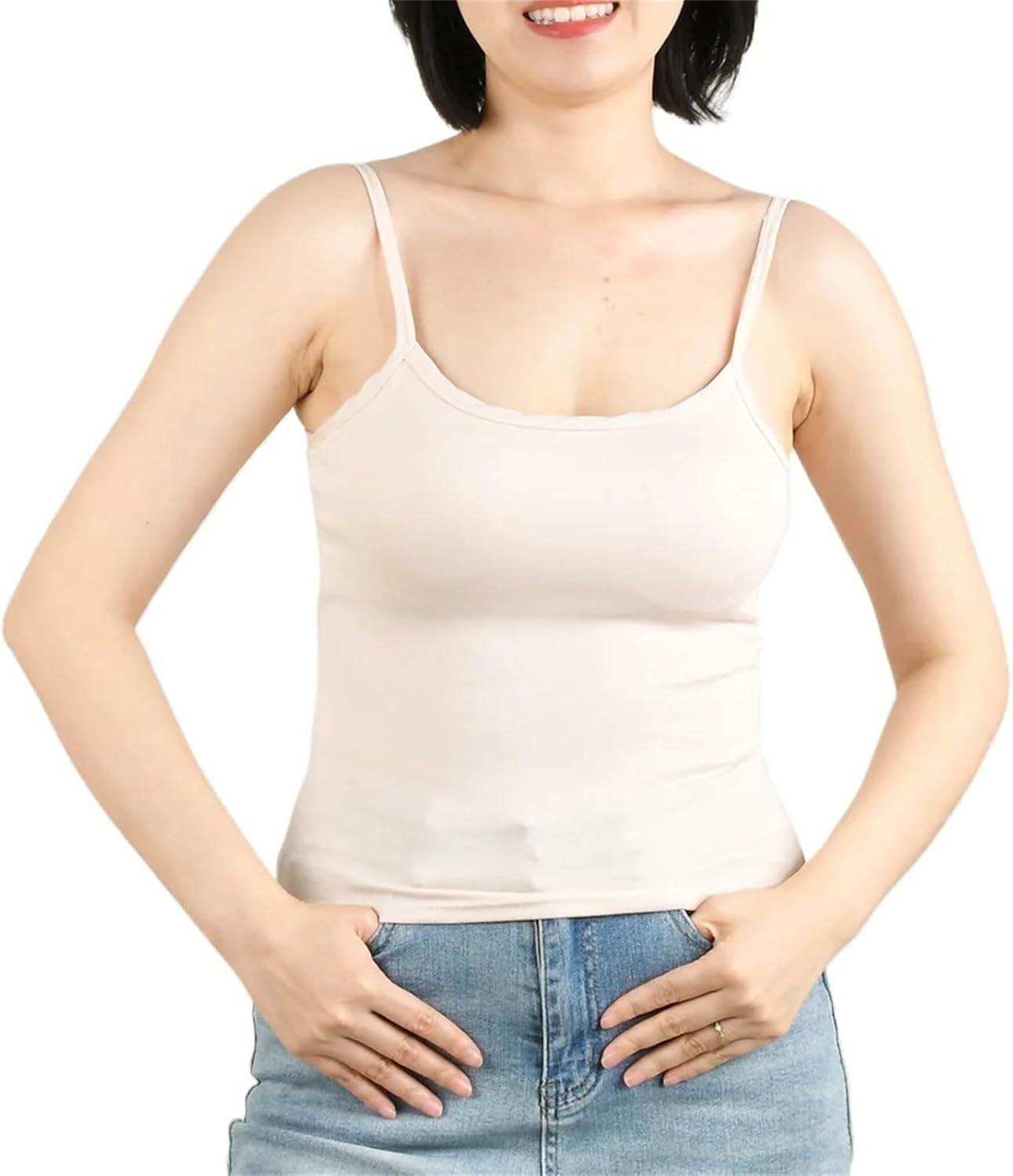 Padded Bra Tank Top for Women Double Strap Crop Fitness Camisole Thin Section Sports Yoga Vest