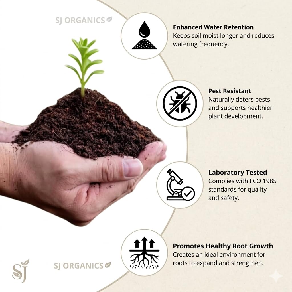 Cocopeat Brick 5kg - Organic Soil Substitute -8
