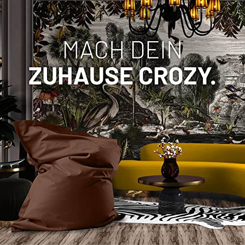 Lumaland Luxury Riesensitzsack XXL Sitzsack 380l Füllung 140 x 180 cm Indoor Outdoor verschiedene Farben Braun - 8