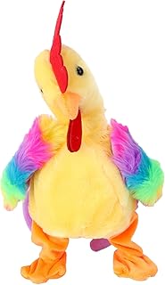 NOLITOY 1 Peça Frango De Páscoa Bichos De Pelúcia Frango Bicho De Pelúcia Fio Fofo Galo Brinquedo De Pelúcia Brinquedos Elétricos Brinquedo Galo De Páscoa Pelúcia Algodão Pp