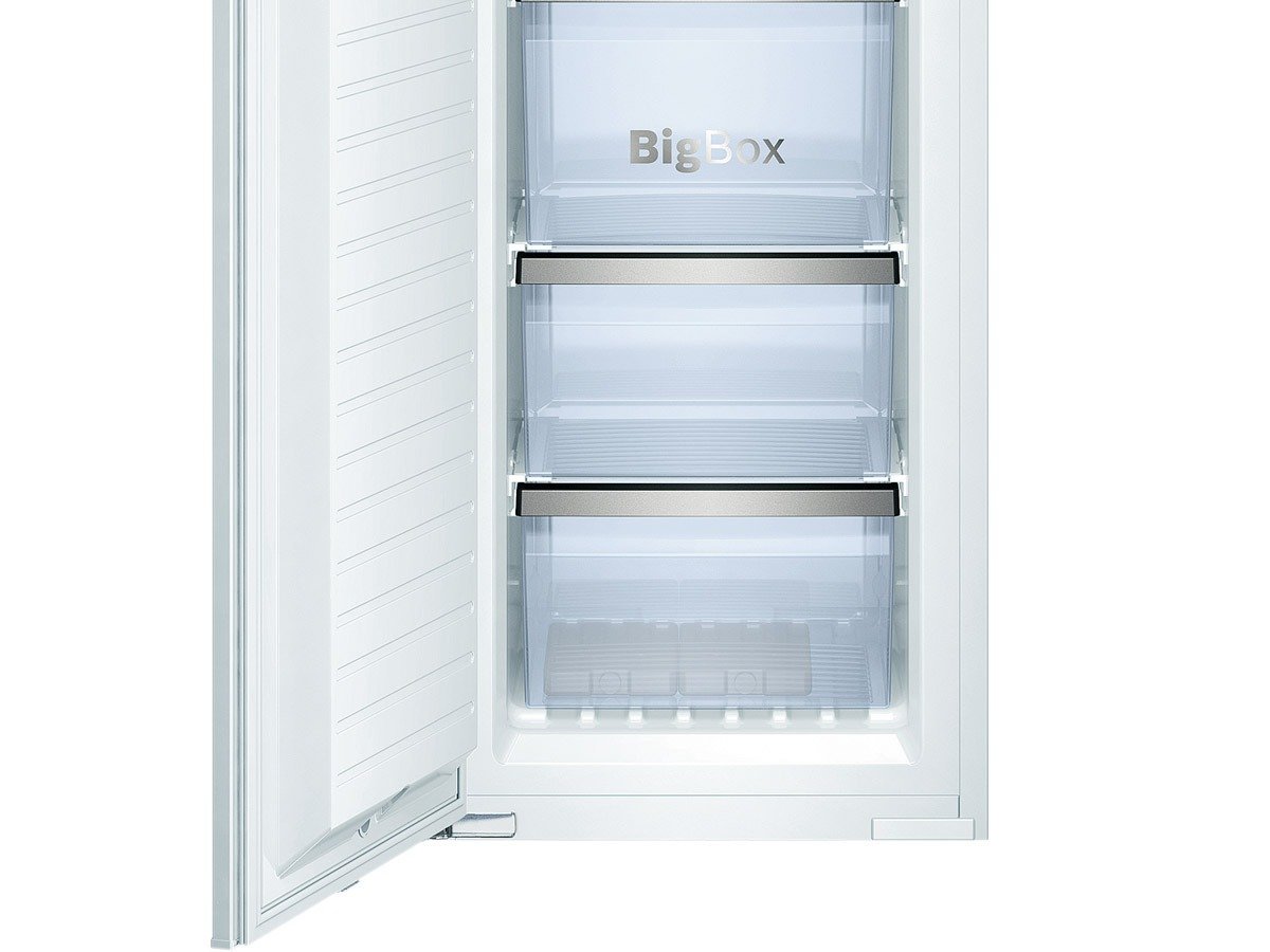 Bosch GIN38P60 Gefrierschrank/A++ / 177,2 cm Höhe / 244 kWh/Jahr / 213 Liter Kühlteil / 213 Liter Gefrierteil/Optischer und akustischer Alarm bei Temperaturanstieg/weiß