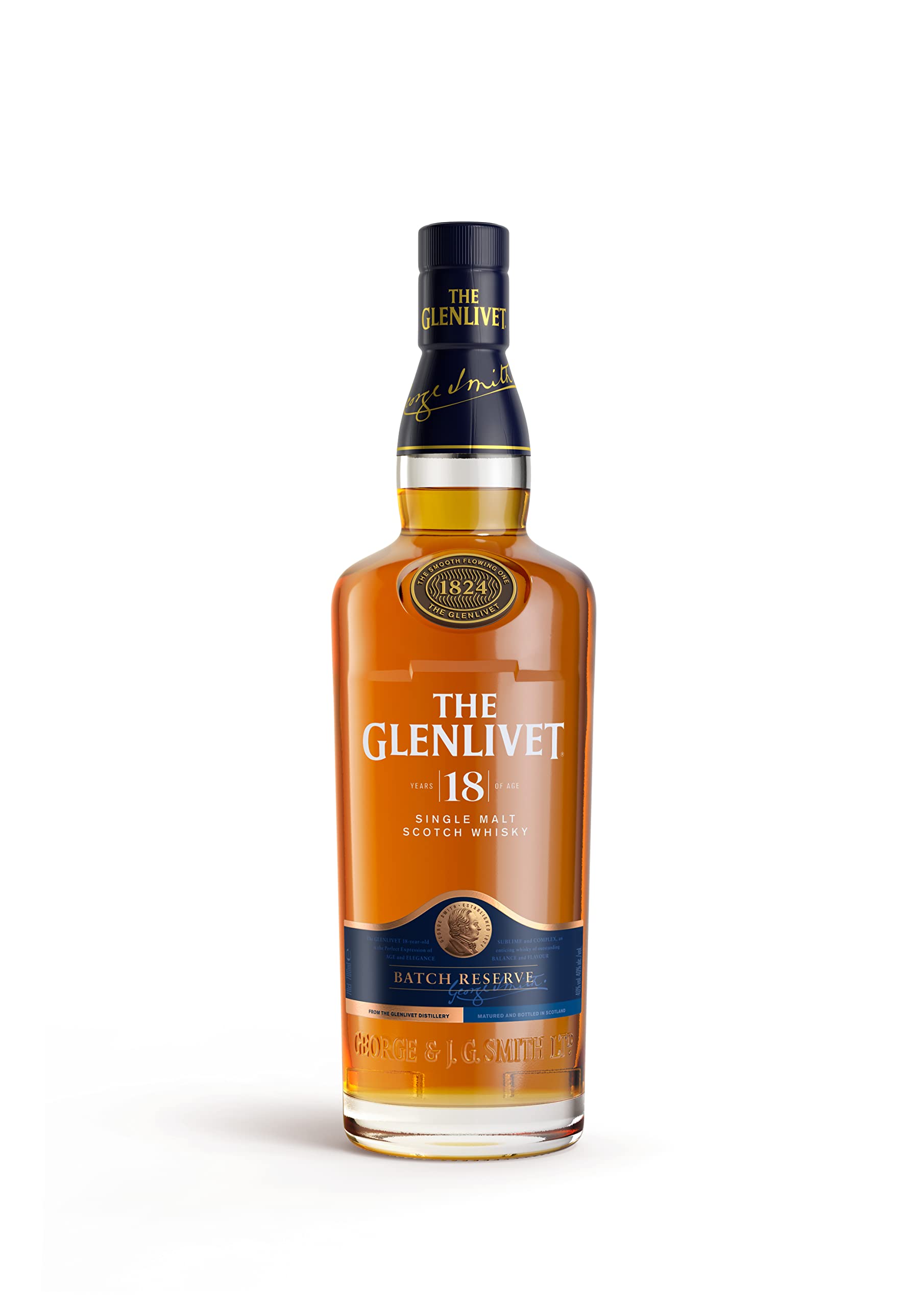 The Glenlivet 18 años Whisky escocés de malta, 700 ml