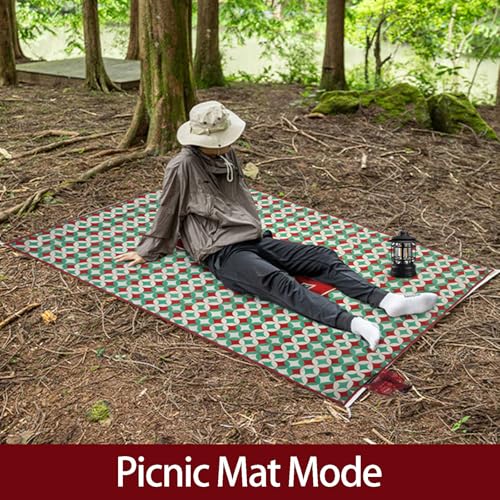 Tapis d'extérieur de randonnée et camping étanche pliable - 8