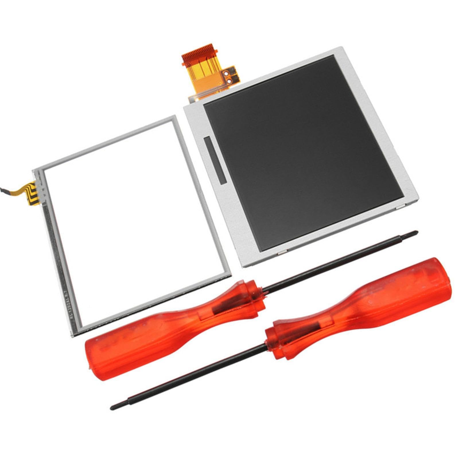 Kit de accesorios de reparación de consola, pantalla LCD inferior de repuesto para Nintendo DS Lite DSL NDSL