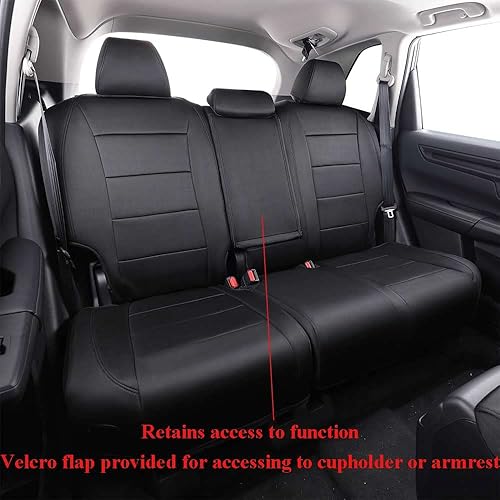 Miniatura 4 de EKR Fundas de asiento de automóvil Equinox de ajuste personalizado para Chevy Equinox Premier, LS, LT, L, RS 2018 2019 2020 2021 2022 2023  Juego