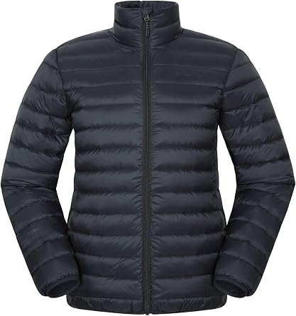 Mountain Warehouse Featherweight Mens Down Jacket - Raincoat Jet Black XX-Large