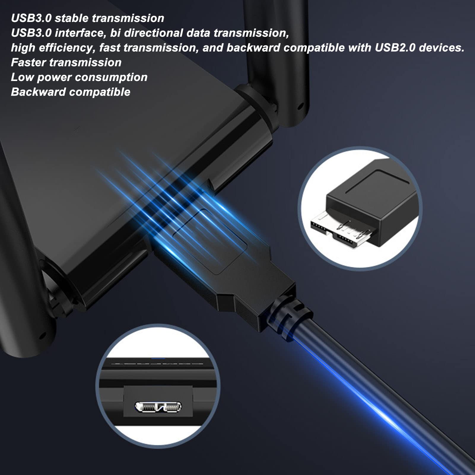 Adattatore USB AX1800 WiFi 6 Dual Band WPA3 1800M Adattatore WiFi USB per 11 10