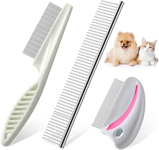 COLLBATH 3 Pçs Conjunto De Pentes Para Animais De Estimação Escova De Cabelo Para Cachorros Pentes Para Noivos Ferramentas De Beleza Conjunto De Escovas Para Cães Terno De Coelho Escovas