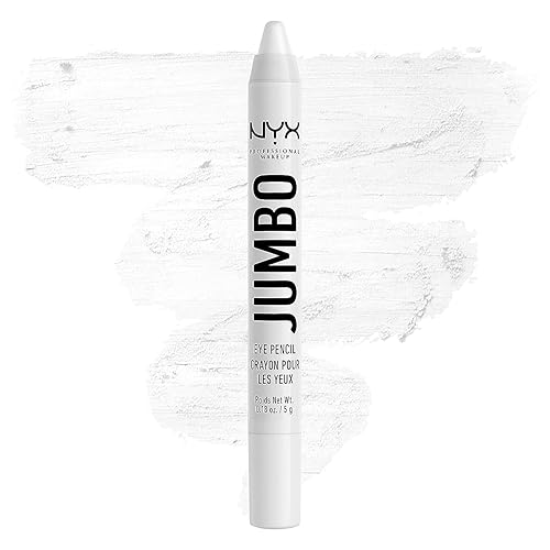 Miniatura 5 de NYX PROFESSIONAL MAKEUP Lápiz delineador de ojos mecánico, lápiz de ojos blanco y jumbo, barra de sombra de ojos mezclable y lápiz delineador de