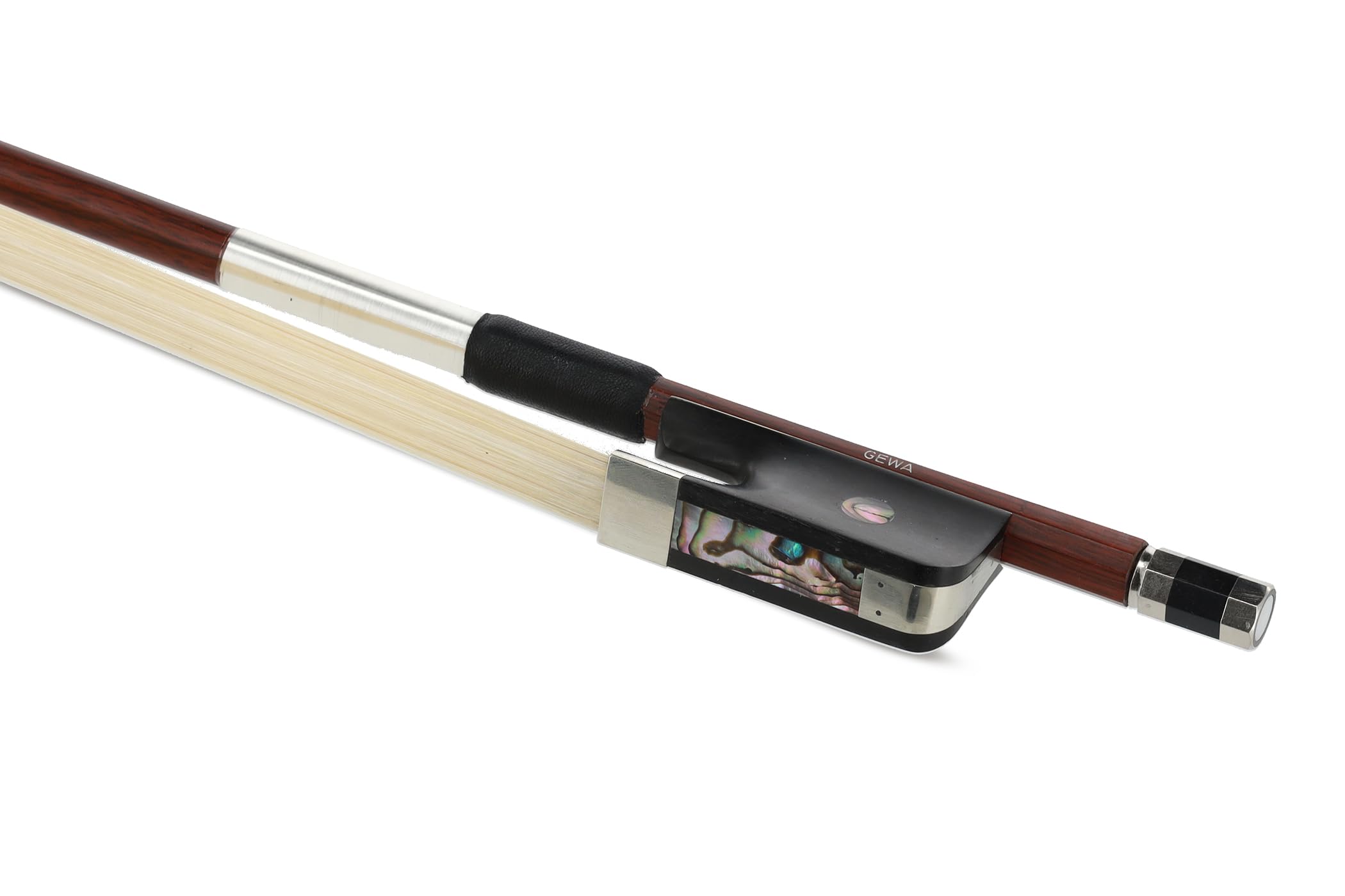 GEWA Archet de contrebasse Carbone Student 4/4 - Aspect bois brun foncé - Modèle français