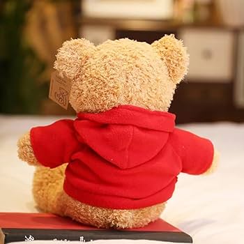 Amazon.co.jp: Hgplvxj クマのぬいぐるみ(レッド) : おもちゃ