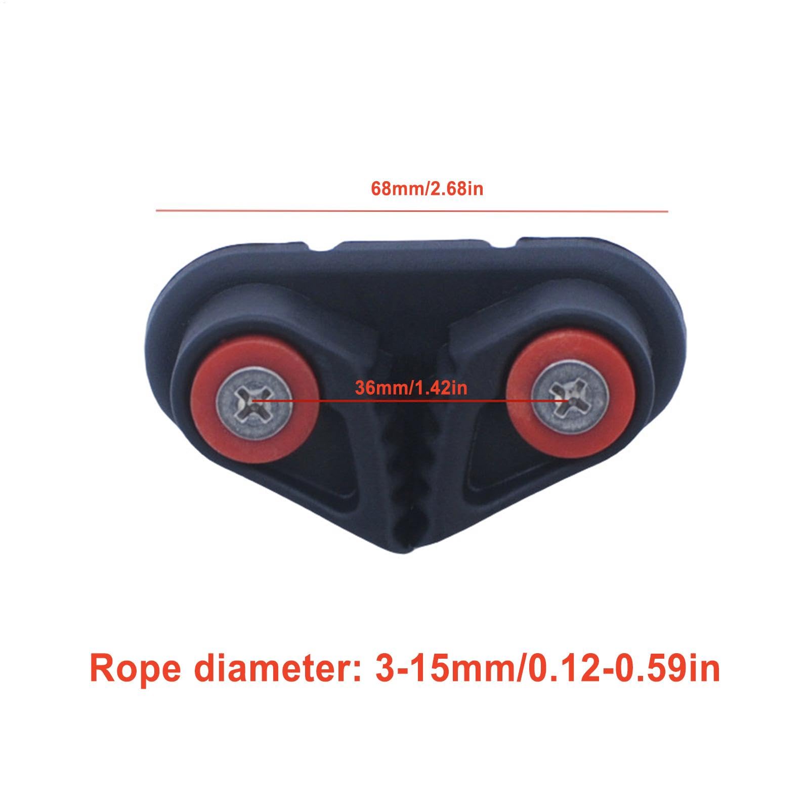 Cramon De Came De Corde De Kayak - Cramons De Came De Kayak Portables En Nylon, équipement De Kayak Résistant à L'usure | Matériel De Kayak Noir Pour Cordes De 3-15 Mm