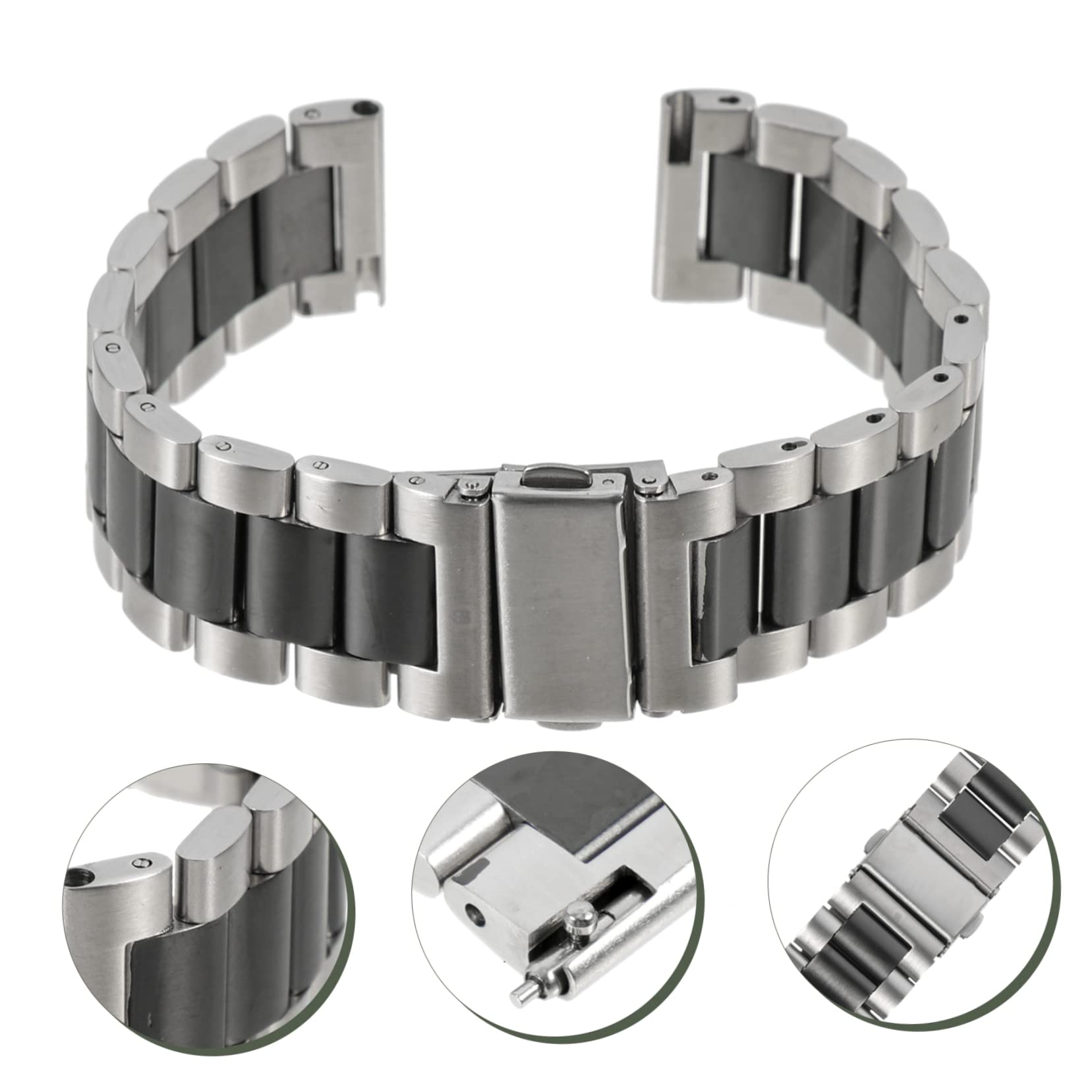 Gatuida 4 Pièces Bracelet De Remplacement Reloj Inteligente Para Hombre Bracelet De Montre En Acier Inoxydable Pour Homme Bande En Acier Inoxydable Pour Femmes Miss Bracelet Intelligent