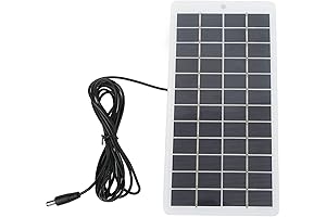 5W 12V Portable Solar Panel: Harness Clean, Renewable Energy for Your Devices