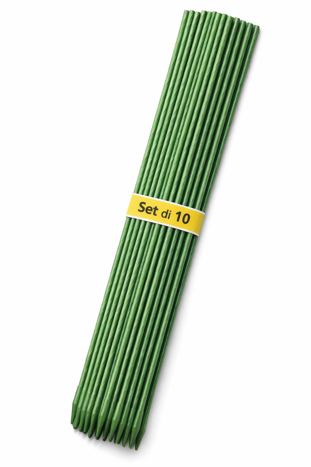 Tutori per Piante in Acciaio Plastificato – Resistenti Anti-Ruggine, Bastoni per Pomodori, Orto e Piante da Interno/Esterno - Sostegno Robusto per Crescita Sana (10 Pezzi, 120 cm, Diametro 11 mm)