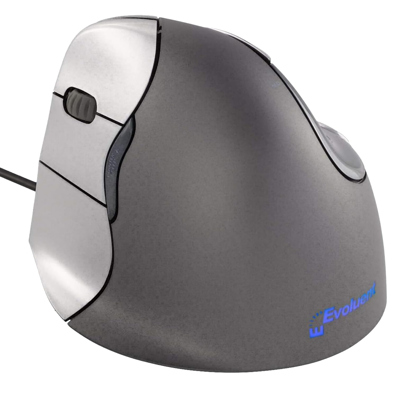Evoluent Inventor of The Vertical Mouse VM4L Ergonomic Vertical Mouse Left Hand Wired USB Sculpted for Comfort Reduces