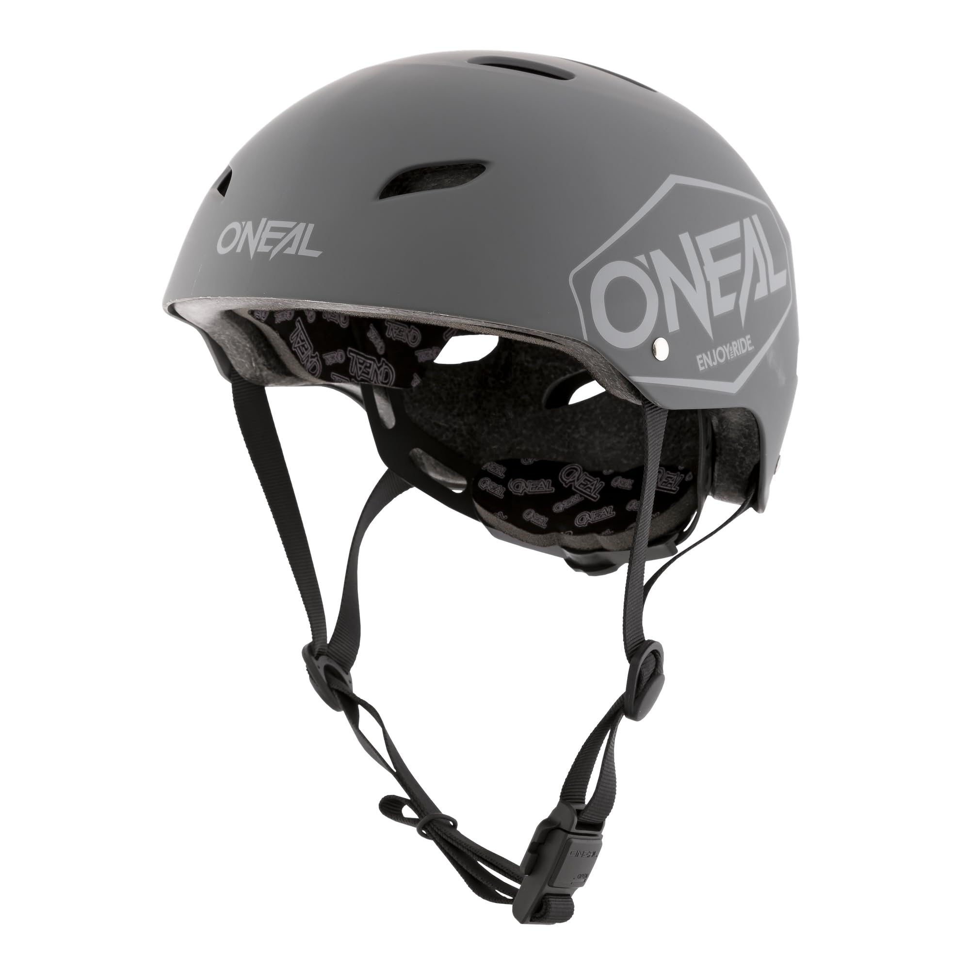 O'NEAL Dirt LID Helm Kinder Plain Grau