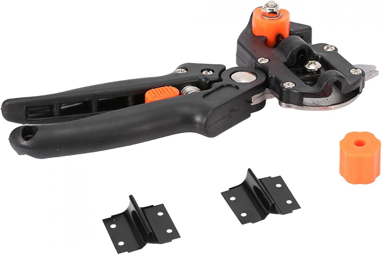 Kuuleyn Herramienta de Corte para injerto, portainjerto, ahorre Tiempo, Acero Inoxidable, Mango de diseño ergonómico, Tijeras Profesionales para podar árboles frutales de jardín, Tijeras