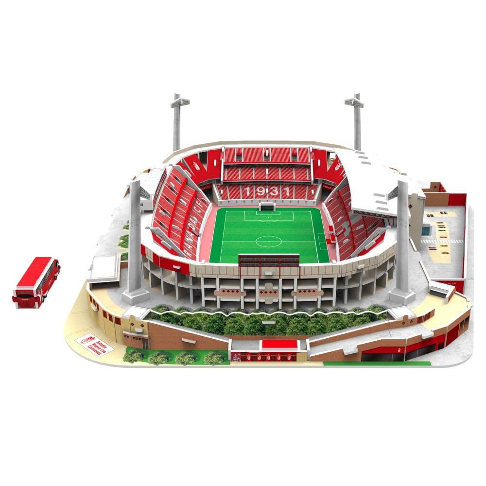 Granada CF Collezionabile Stadio Nuovo Los Cármenes Cartone Rosso e Bianco 31,5 x 23 x 4 cm