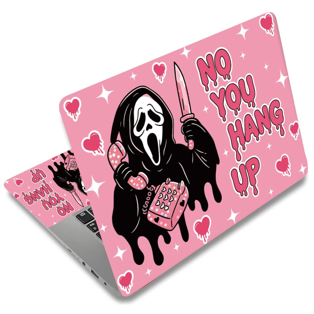 Calcomanías para laptop impermeables y pegatinas de calavera para teléfono SUPERDANT PVC