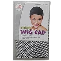 Vista 7 de Peluca de cosplay para mujeres con gorra, peluca de 28 in largo y ondulado resistente al calor de AKStor, Negro