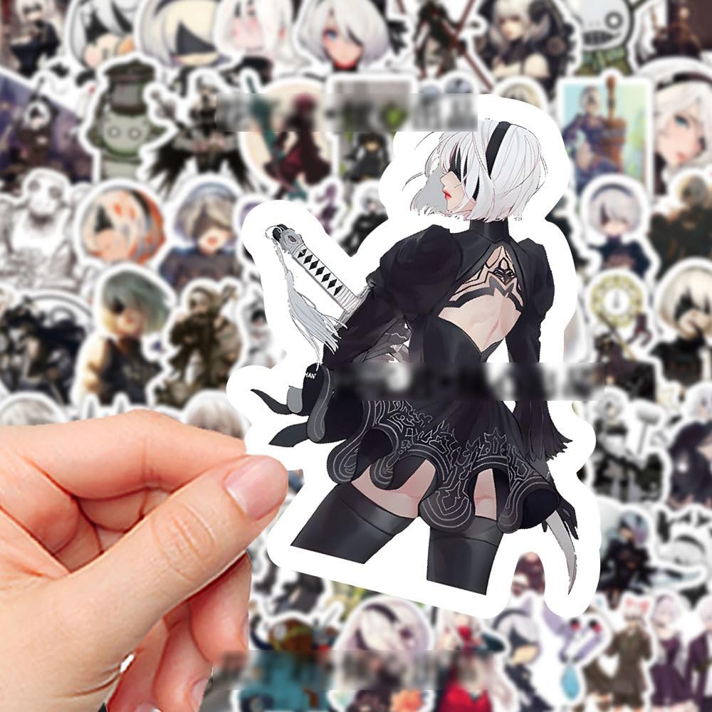 Amazon | ニーア オートマタ シール 103枚 ヨルハ2B ステッカーシール