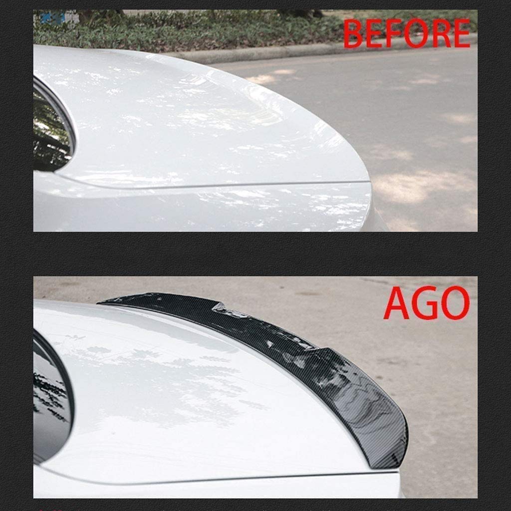 Fibra Carbonio Auto Spoiler Alettone Posteriore per BMW 2/3/4 Series F22 E90 E92 E93 F32 F33 F36 M4/F82 M4/F83 F10 F18 G30 G38B, Auto Bagagliaio Ala Wings Lip Barca Labbro Lid Ala Accessori Styling
