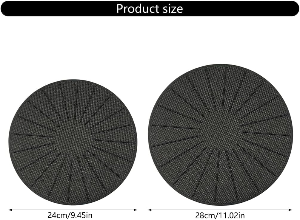 Induction Cooktop Mat, Silicone Fiberglass Scratch Protector, 11 Inch Silicone Induction Cooktop Protect Mat, Non Slip Pads for MagneticStove (M)