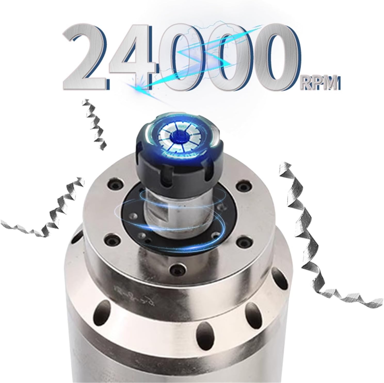 Computerized Numerical Control Motor 5.5kw Hydrocooling Spindel ER25 Chuck High Tq Computerized Numerical Control Milling Machine Metal Milling Die