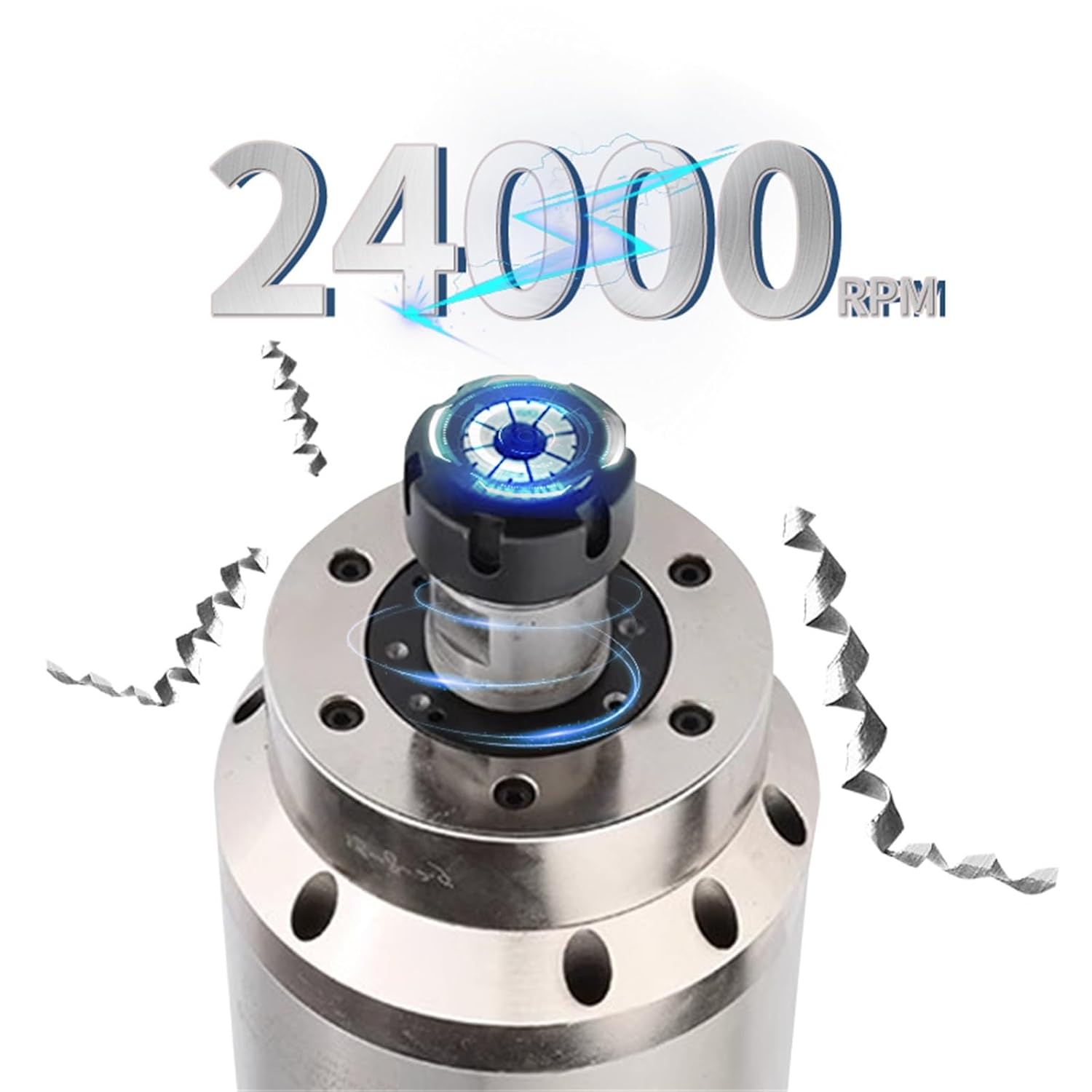 Computerized Numerical Control Motor 5.5kw Hydrocooling Spindel ER25 Chuck High Tq Computerized Numerical Control Milling Machine Metal Milling Die