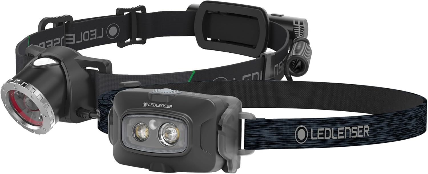 Ledlenser MH10 and HF4R Core Headlamp Bundle, Hands Free, Rechargeable Light