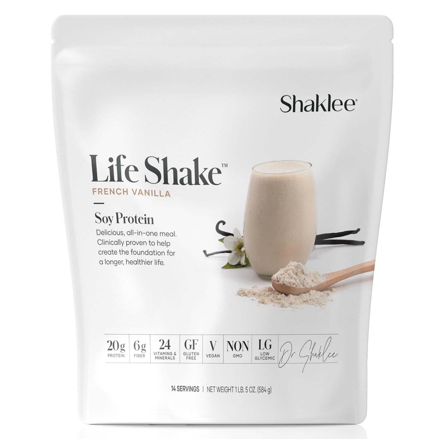 Shaklee Life Shake Soy 30 svg 2.45LB (Vanilla)