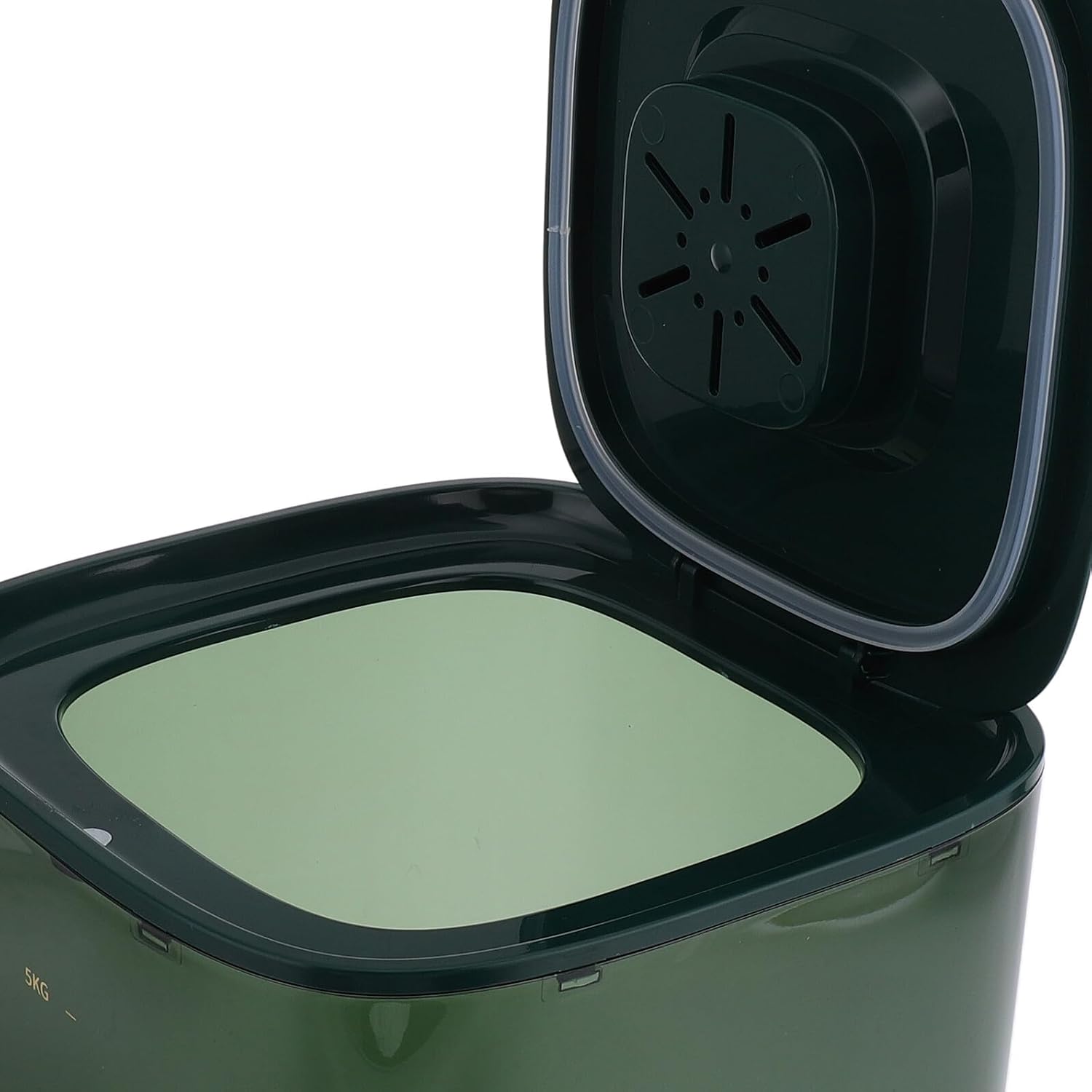 Airtight Rice Storage Container 10lb Sealed Food Storage Jar with Measuring Cup for Kitchen Pantry Organization