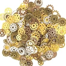 200 Gram Gears Charms, Antique Steampunk Gear steampunk accessories, Charms for Crafts for Crafting, Jewelry Making Accessory