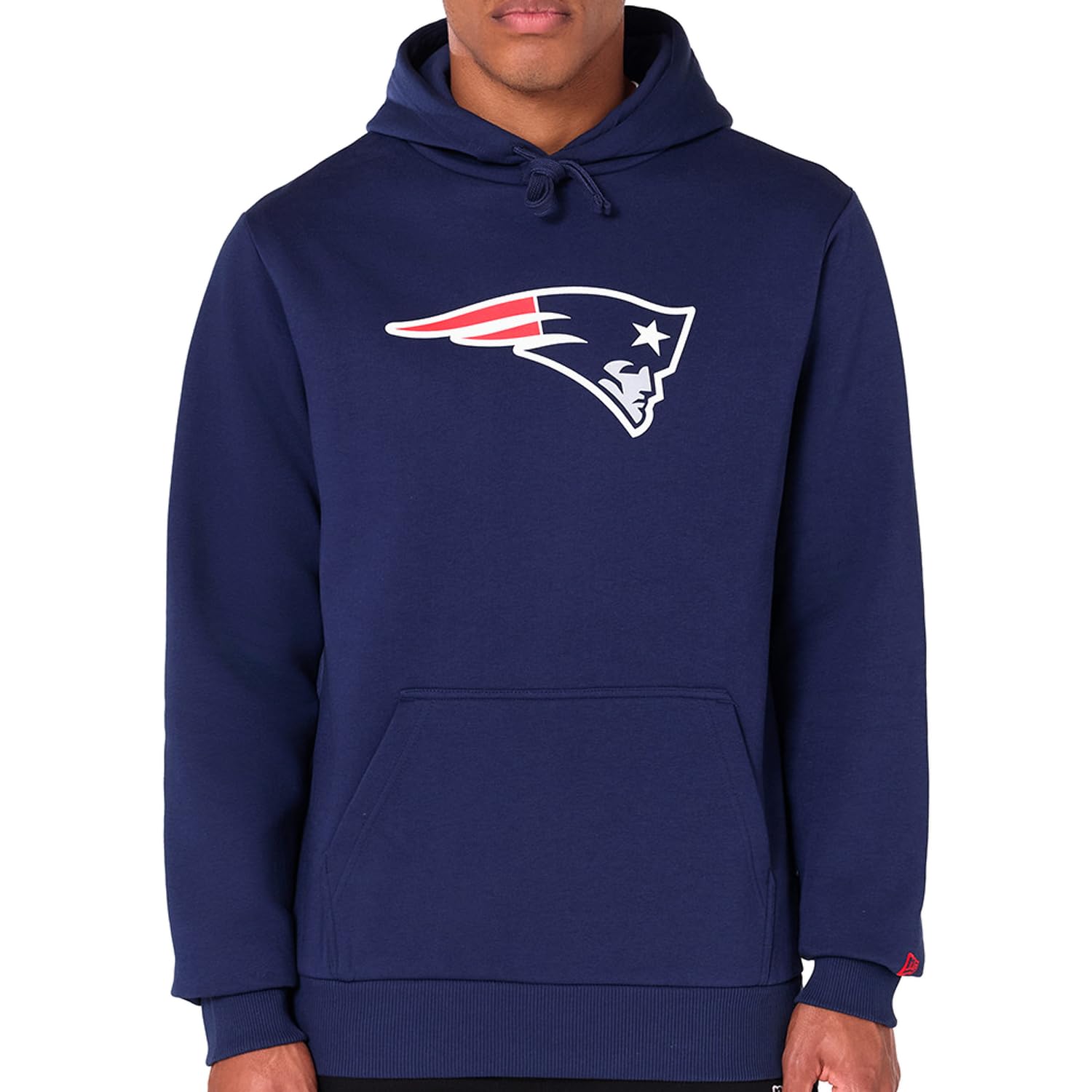 New Era Men's Bleu Hooded Sweatshirt New England Patriots Nfl