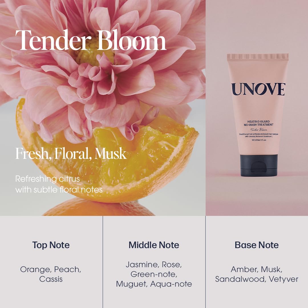 UNOVE Heating Guard No-wash Leave In Hair Treatment 147ml/4.97fl.oz | Hair Leave In Conditioner For Frizzy Dry Damaged Hair | Hair Heat Protectant & Frizz Control | Deep Conditioning - Image 7