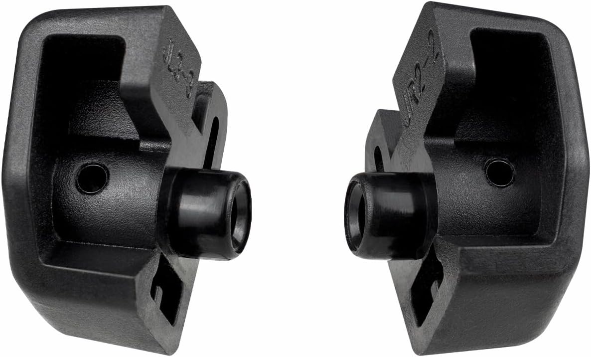 SOULWIT 4Pcs Headband Hinge Swivel Rotation Joint Pivot Replacement Parts for HyperX Cloud/Cloud 2 Wired/CloudX/Cloud Core/Cloud 2 Core, Headsets Hanger Bracket Attachment Accessories - Black