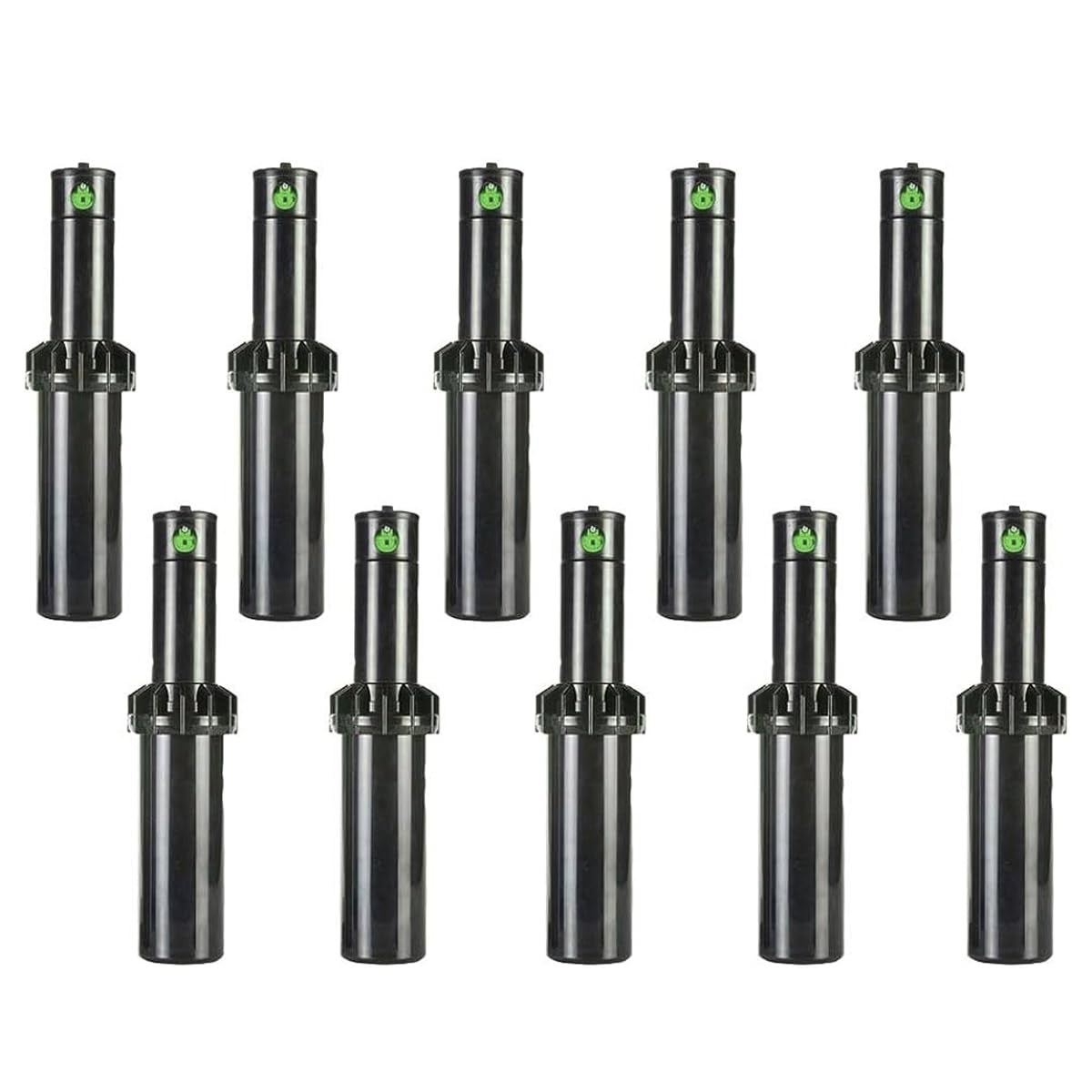 [Pack 10] Irrigatore Rain S075 D + Ugelli | Regolazione della distanza e della portata | Ideale per giardini medi, uso sostenibile | Portata 9,4-14,3 m, filettatura 3/4 femmina