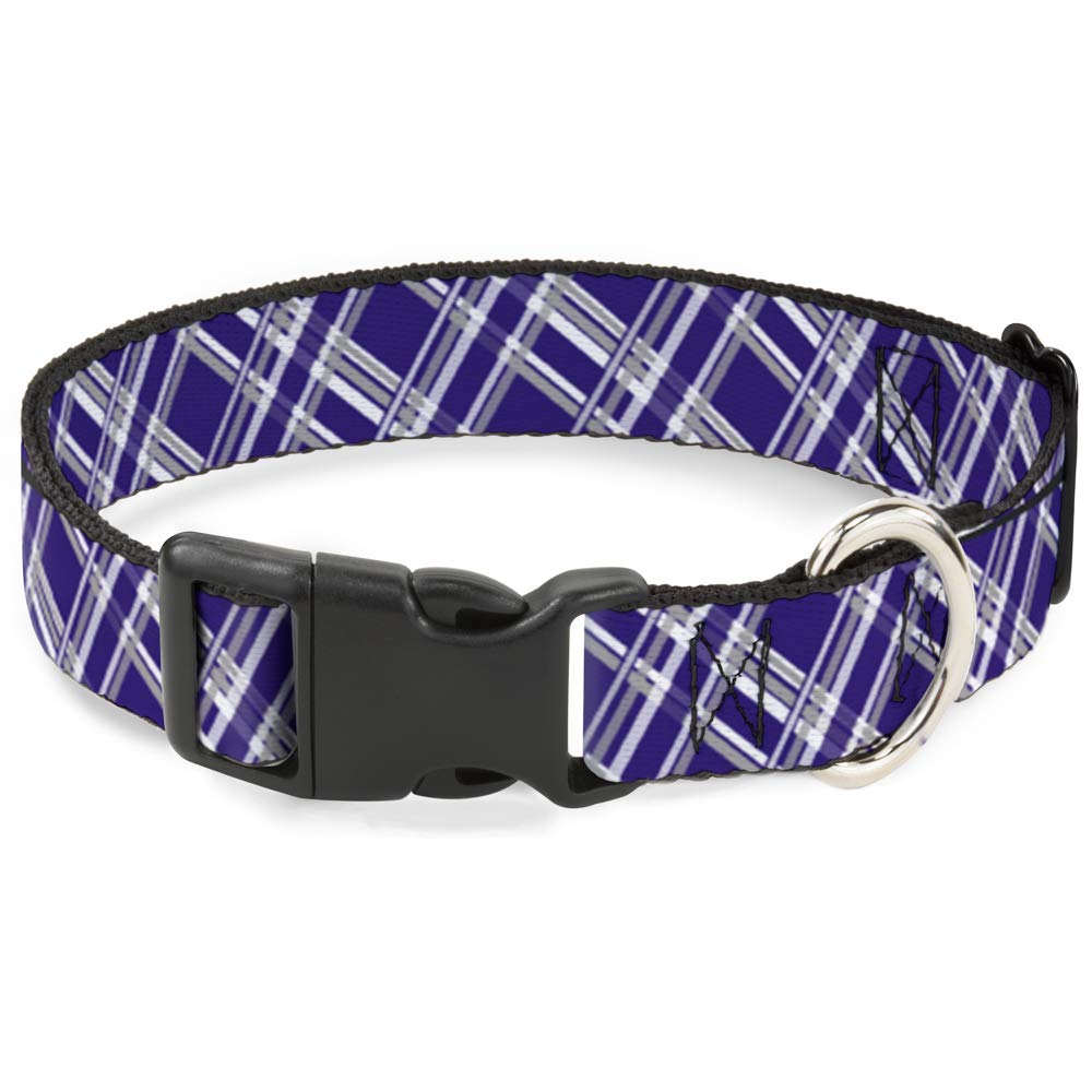 Collier Plaid X3 Buckle Down pour les balades en ville et au parc