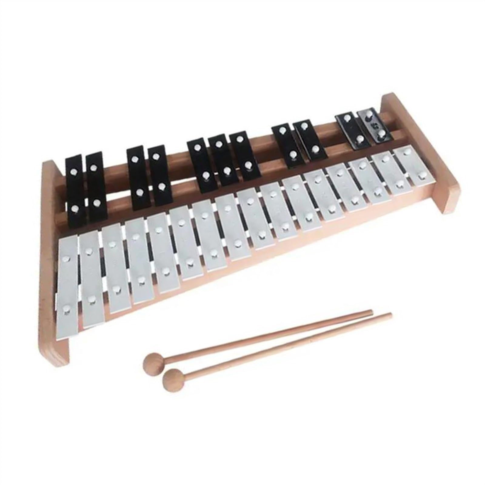 Xilofoni Percussion Kit Xilofono Glockenspiel A 27 Note Compatto Professionale Per Gli Amanti Della Musica Xilofono Glockenspiel Per Adulti Con Mazze(B)