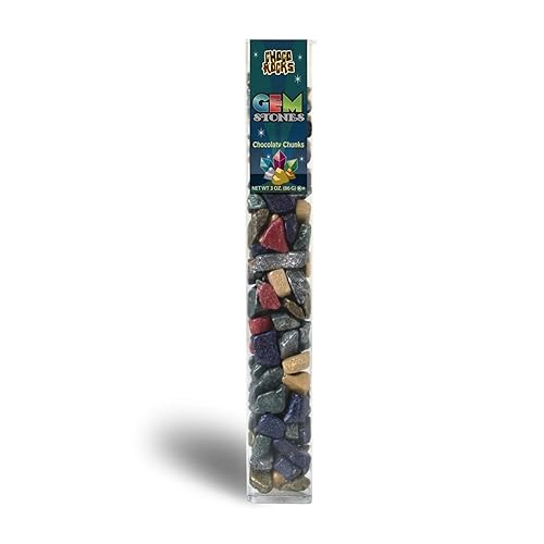 Piedras preciosas rocas de chocolate