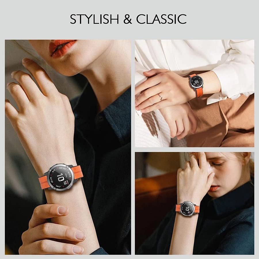 Bracelet Easyfit Garmin Fenix 7 6 Pro silicone haute densité 22mm fixation rapide