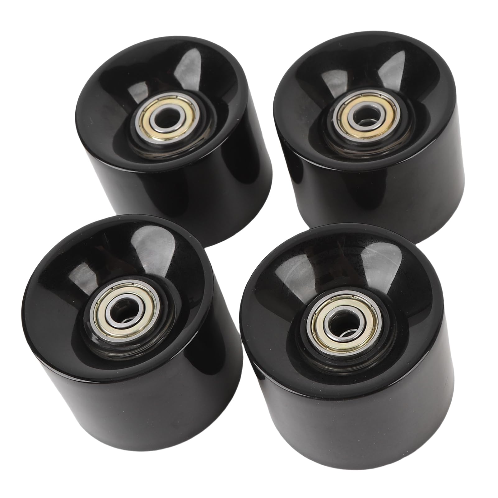 Alomejor Roues de, Roues à roulettes Souples en Matériau PU, Diamètre de 60 Mm pour Une Croisière Fluide dans Les Rues de la Ville