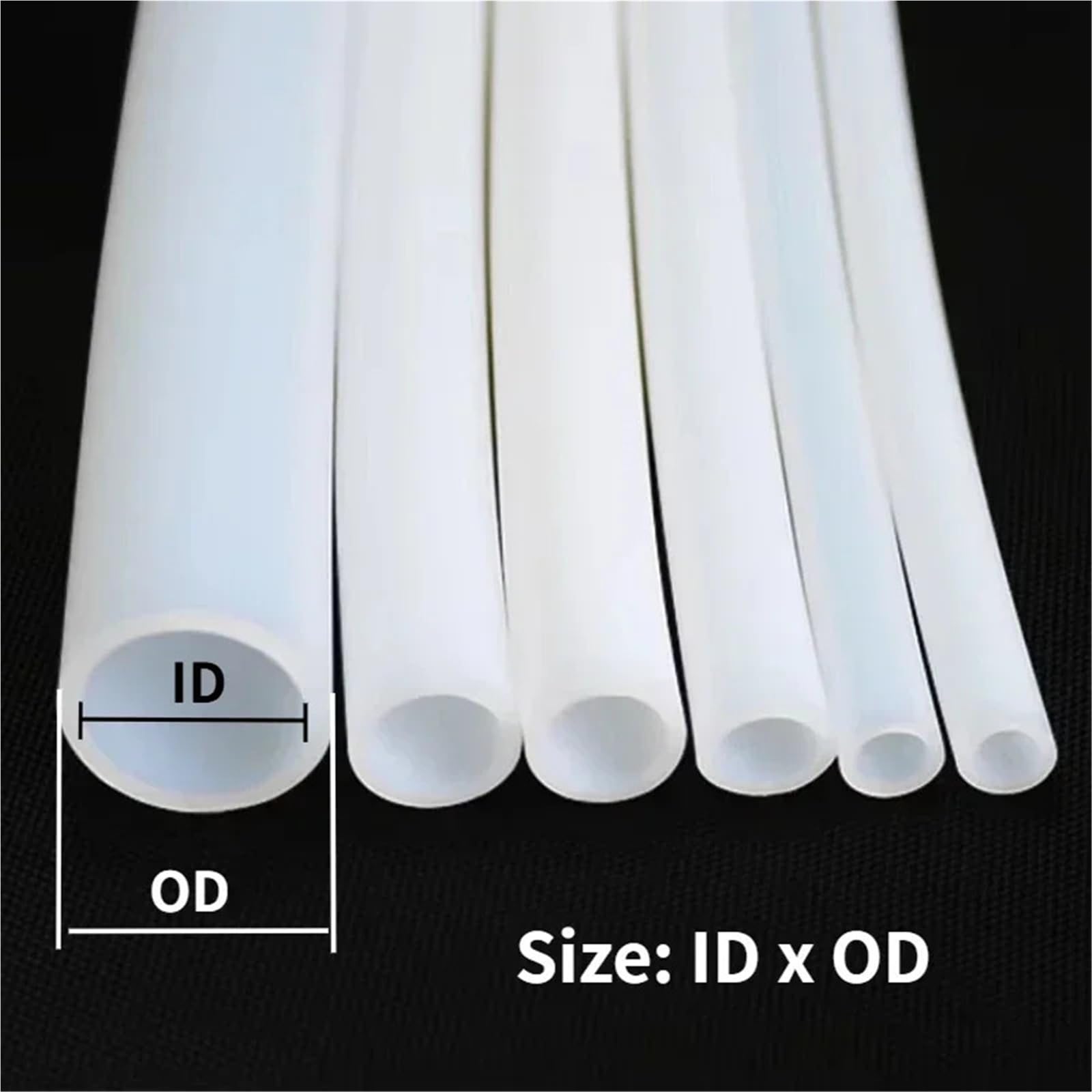 PTFE Tubo For piezas de impresora 3D Tubería F46 Manguera aislada Tubería rígida | DI 0,5 1 2 2,5 3 4 5 6 7 8 10 MM(ID 9 X OD 11MM_5 METERS)